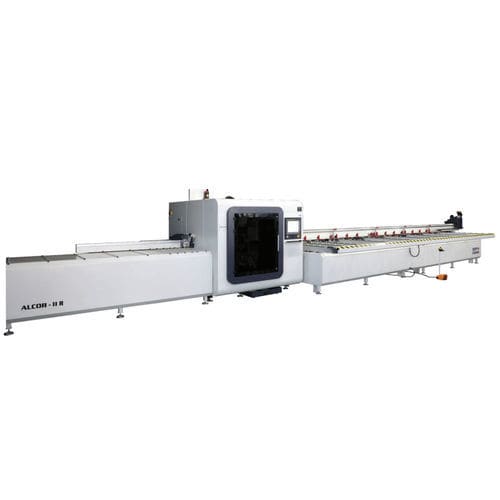 Linea di lavorazione e taglio multimandrino - ALCOR II R - OZMACHINE - automatica / CNC / per profilati in alluminio