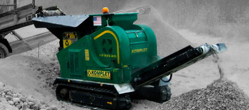 Frantoio a ganascia - LEM TRACK 4825 - Komplet Italia srl - mobile / con motore diesel / cingolato