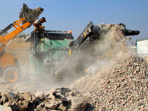 Frantoio a ganascia - LEM TRACK 6040 - Komplet Italia srl - mobile / con motore diesel / cingolato