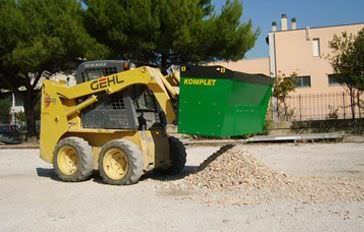 Benna frantoio - 2 - 4 m³/h | RCB 6000 - Komplet Italia srl - per minipala