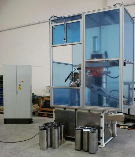 Rifilatrice a motore - SMM-400 - Sheet Metal Men s.r.l. - idraulica / per lamiera / per pezzi poligonali