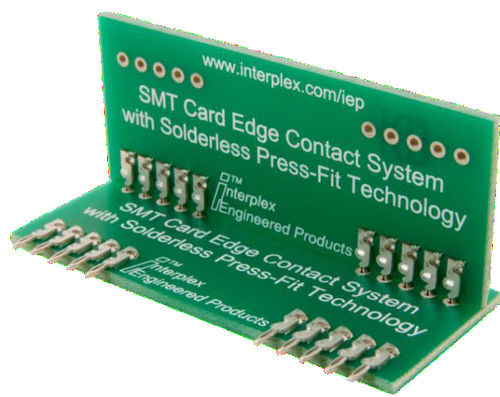 Connettore di dati - Interplex Industries - card edge / SMT / rettangolare