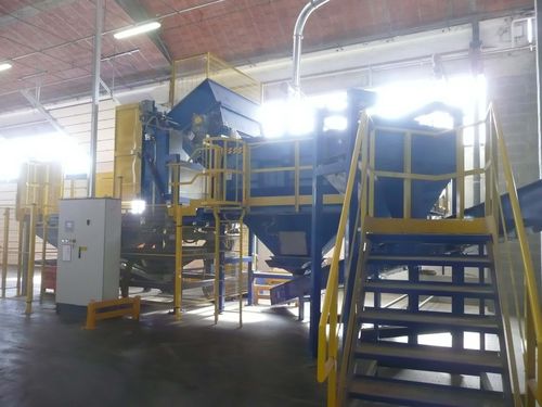 Ribaltatore idraulico - COMAV - per container / fisso / per l'industria agroalimentare