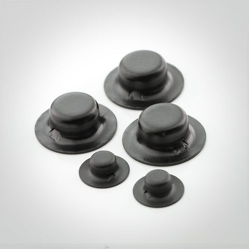 Cappuccio press-fit - 800x series - New Fasteners Are Here - rotondo / di acciaio