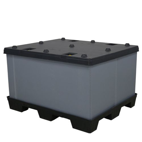 Cassa-pallet in plastica - UP4048xx-C series - RPP Containers - per movimentazione / di protezione / pieghevole