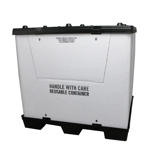 Cassa-pallet in cartone - UP404845-1 - RPP Containers - per movimentazione / pieghevole / con coperchio
