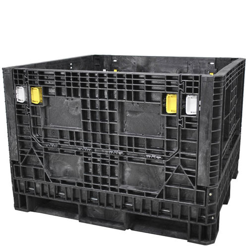Cassa-pallet in polietilene - HD484534-2 - RPP Containers - di stoccaggio / per movimentazione / pieghevole