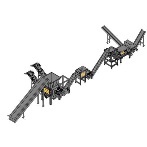 Impianto di riciclaggio per materie plastiche - SELTEK SRL - di metalli / per toner di stampante / mediante triturazione