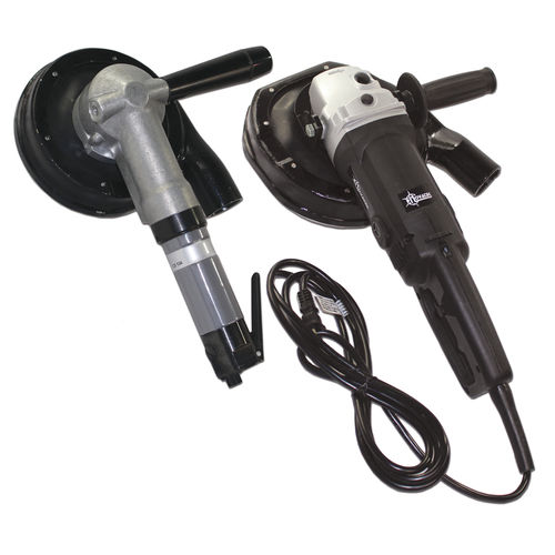 Smerigliatrice pneumatica - SRAT series - Novatek Corporation - angolare / con aspirazione