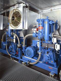 Compressore a pistone - TEL series - Mehrer Compression GmbH - d'aria / con motore elettrico / fisso