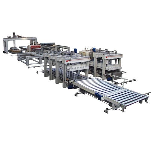 Linea di presse idraulica - ITALPRESSE - di formatura / per porta / automatica