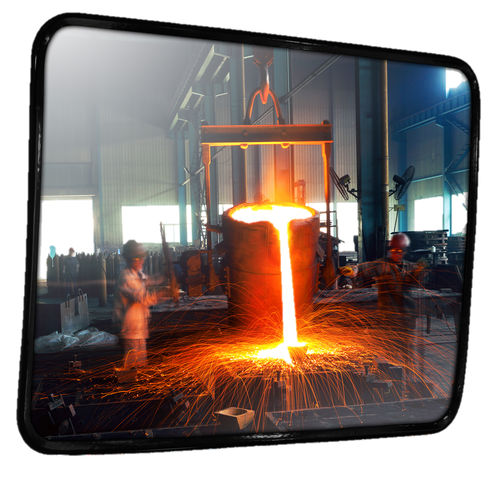 Specchio di sicurezza - INOX HF series - Dancop International GmbH - telescopico / in acciaio inossidabile / con telaio