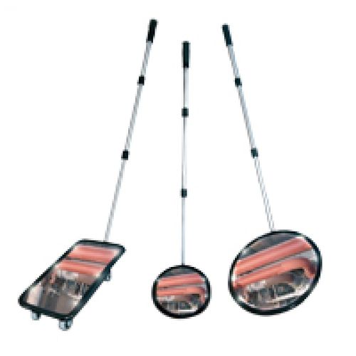 Specchio di ispezione - IS-L series - Dancop International GmbH - telescopico / in PMMA / con telaio