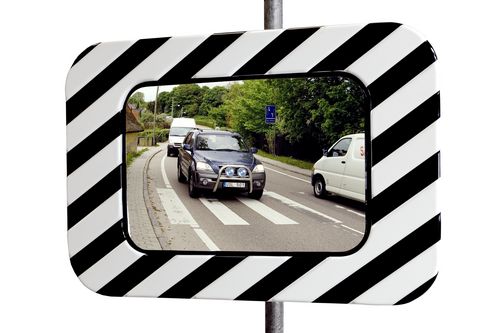 Specchio di sicurezza - 40x60cm, ø 60 cm, 60x80 cm | TM-F - Dancop International GmbH - convesso / in acciaio inossidabile / in policarbonato