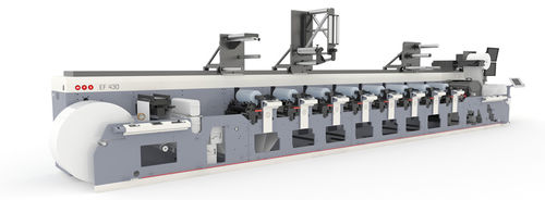 Macchina da stampa flessografica in linea - EF - MPS Systems - a 8 colori / per etichette / per imballaggi