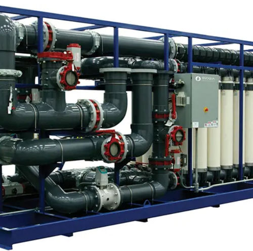 Unità di ultrafiltrazione a membrana - UFI - Evoqua Water Technologies - raccoglitore / scivolo / per acqua