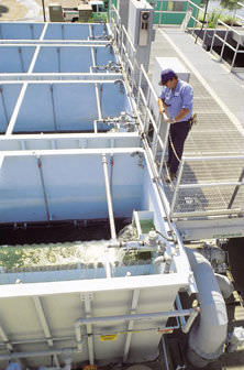 Unità di filtrazione a gravità - Evoqua Water Technologies - per acque reflue