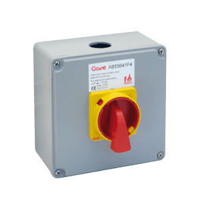 Interruttore-sezionatore con alloggiamento in alluminio - F-400 Aluminium enclosure 15-250A - GAVE ELECTRO - resistente al fuoco / industriale