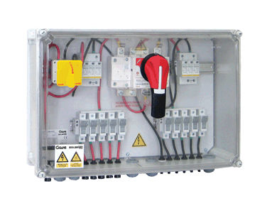 Scatola elettrica attrezzata - GAVE ELECTRO - a muro / in plastica / per applicazioni fotovoltaiche