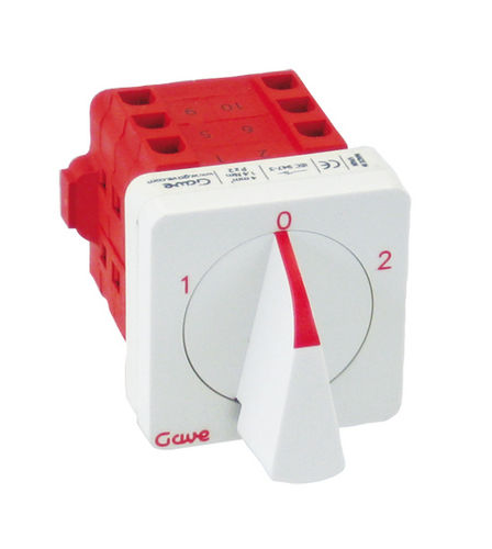 Commutatore a camme - A5 switches from 12 to 250A - GAVE ELECTRO - multipolare / compatto / elettromeccanico