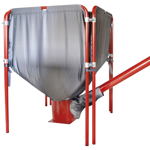 Silo flessibile - MIDI  - SILOTEC - a fondo conico / con estrattore / per biomassa