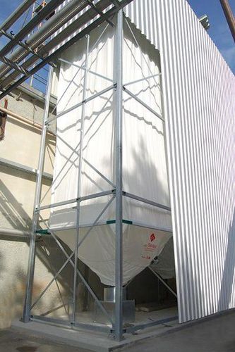 Silo per materiali leggeri - SILOTEC - a fondo conico / flessibile / ad uso industriale