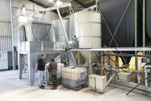 Silo a fondo conico - SILOTEC - saldato / per polveri / per fagioli