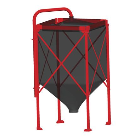 Silo a fondo conico - UV+Silo® - SILOTEC - per il settore agricolo
