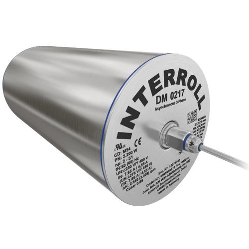 Mototamburo asincrono - DM 0217 - Interroll - trifase / con trasmissione a cinghia / per trasportatore
