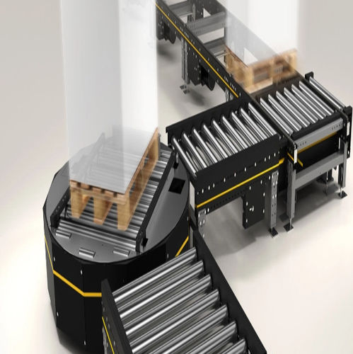 Trasportatore per pallet - PM 97 series - Interroll - a rulli / orizzontale / per movimentazione