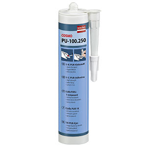 Colla poliuretano - COSMO PU-100.250 - Weiss Chemie - per metallo / per termoplastica / per ceramica