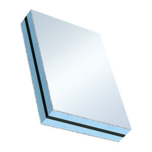 Pannello sandwich anima in polistirene espanso - (dB 38) - ALU - Weiss Chemie - rivestimento in alluminio / per facciata / per porta