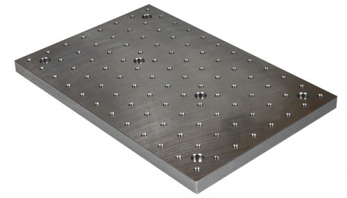 Piastra di staffaggio in acciaio - GRP series - Stritzelberger GmbH - piatta / filettata