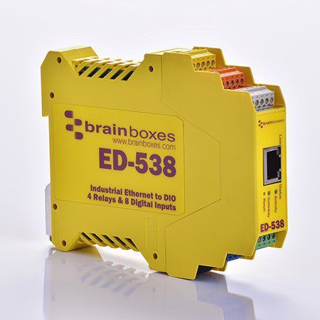 Modulo di I/O digitale - ED-538 - Brainboxes - Ethernet / RS485 / Modbus