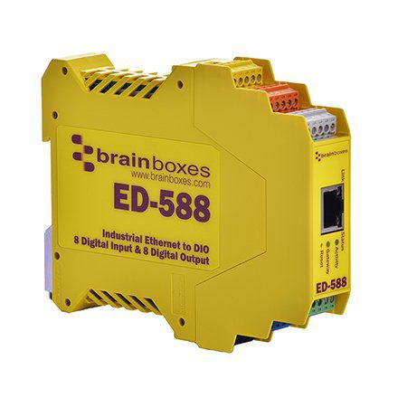 Modulo di I/O digitale - ED-588 - Brainboxes - Ethernet / RS485 / TTL