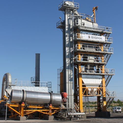 Impianto di produzione d'asfalto trasportabile - COMPACT 1500 - SIGMA ASPHALT TECHNOLOGY - stazionario