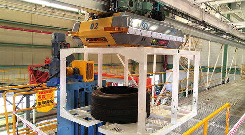 Carroponte monorotaia - EMS - Shin Heung Machine Company (SMC)