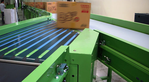 Sistema di smistamento automatico - Shin Heung Machine Company (SMC) - per imballaggi / con spingitori