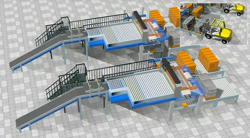 Pallettizzatore dall'alto - Shin Heung Machine Company (SMC) - per sacchi / per casse