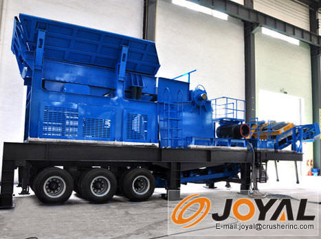 Impianto di frantumazione a ganascia - YG938E69 - Shanghai Joyal Machinery Co., Ltd. - mobile / gommato