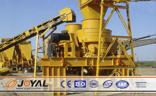 Frantoio a cono - ZYC1000 - Shanghai Joyal Machinery Co., Ltd. - fisso / per la produzione di sabbia