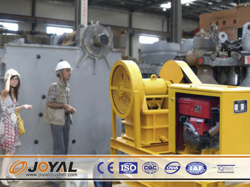 Frantoio a ganascia - PEC1525 - Shanghai Joyal Machinery Co., Ltd. - fisso / con motore diesel