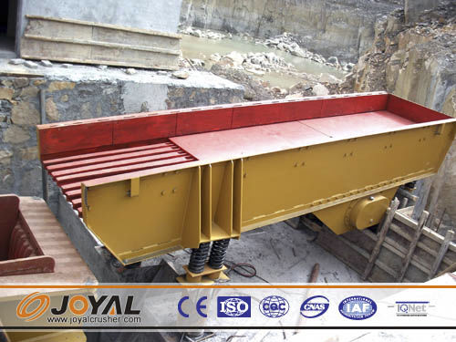 Vaglio per miniere - GZD-1300×4900 - Shanghai Joyal Machinery Co., Ltd. - vibrante di alimentazione / per prodotti sfusi