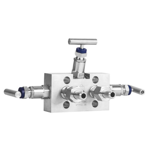 Manifold a 3 vie - FZ30 - Shanghai LEEG Instruments Co.,Ltd. - in acciaio inossidabile / per gas / per strumenti di misura della pressione