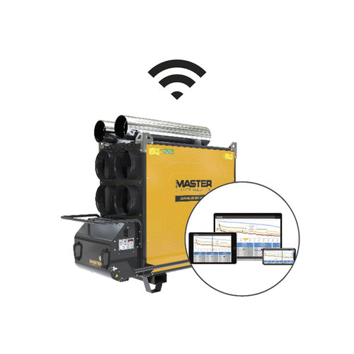 Sistema di monitoraggio a distanza - InfoAir - Dantherm Group - condizioni di macchina / di allarme