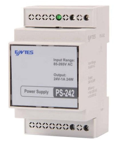 Alimentatore elettrico su guida DIN -  PS-242 - ENTES - AC/DC / con protezione contro cortocircuiti