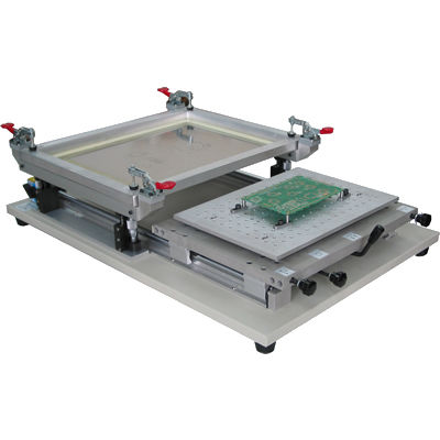Macchina serigrafica manuale - QSY3401 - Madell Technology - per pasta saldante / SMT / in piano