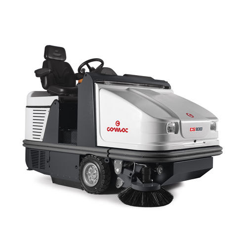 Spazzatrice uomo a bordo - CS100/120 - Comac spa - diesel / a benzina / a batteria