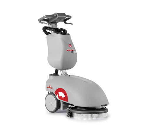 Lavasciuga pavimenti uomo a terra - Vispa 35 series - Comac spa - a batteria / con alimentazione via cavo / compatta