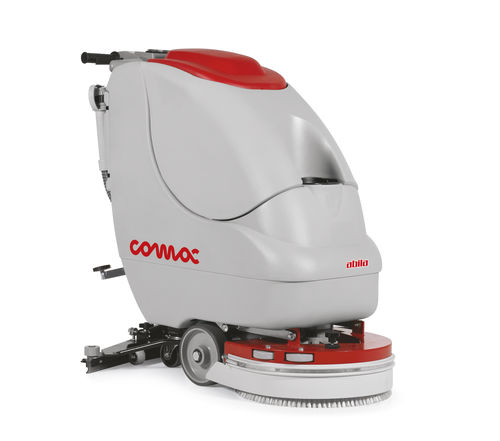 Lavasciuga pavimenti uomo a terra - Abila - Comac spa - a batteria / compatta